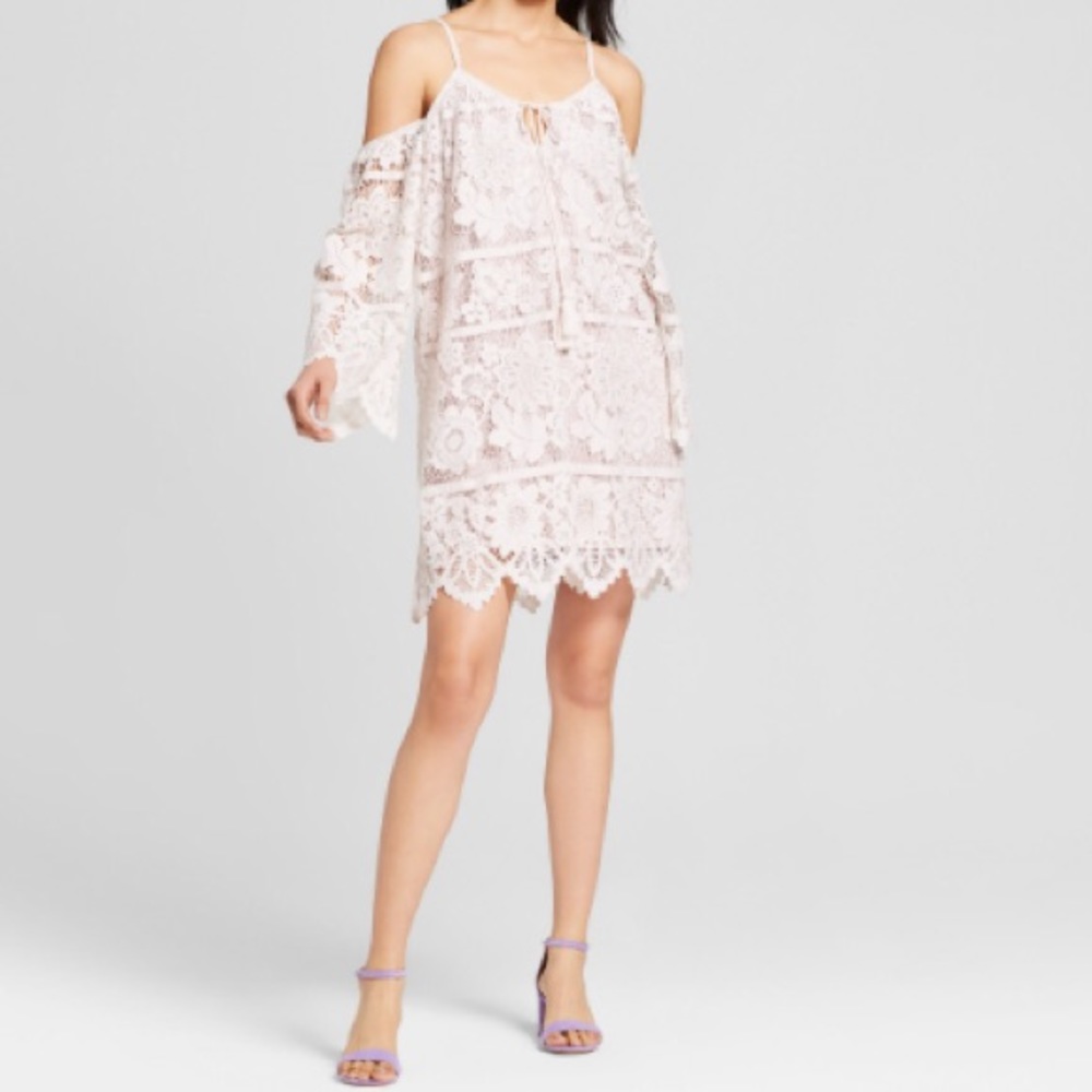 Pastel Pink Lacy Dress